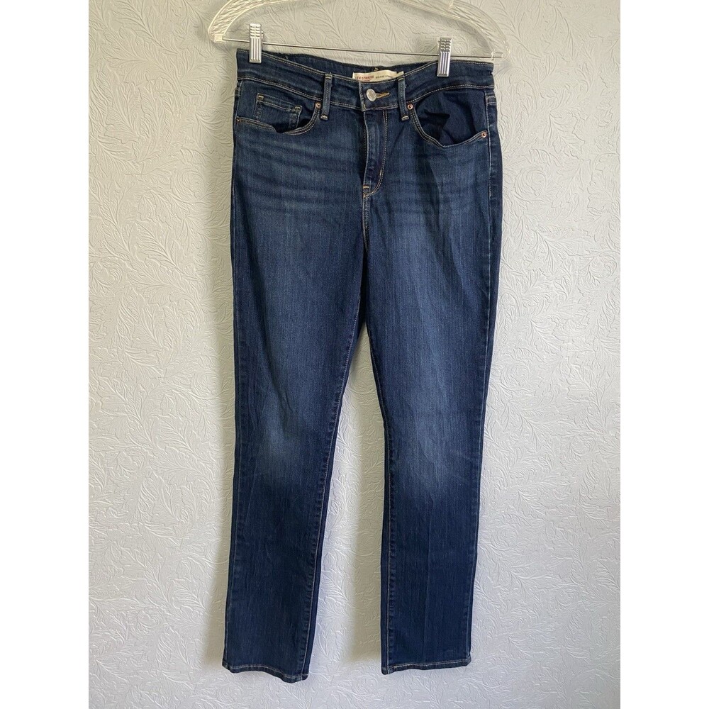 Levi Strauss Signature Size 6 Straight Jeans K8